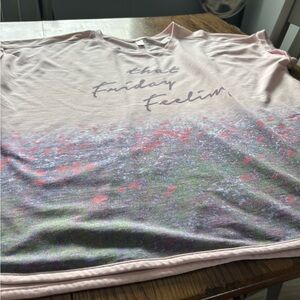 Avenue Pink Relaxed Short Sleeve Tee - That Friday Feeling